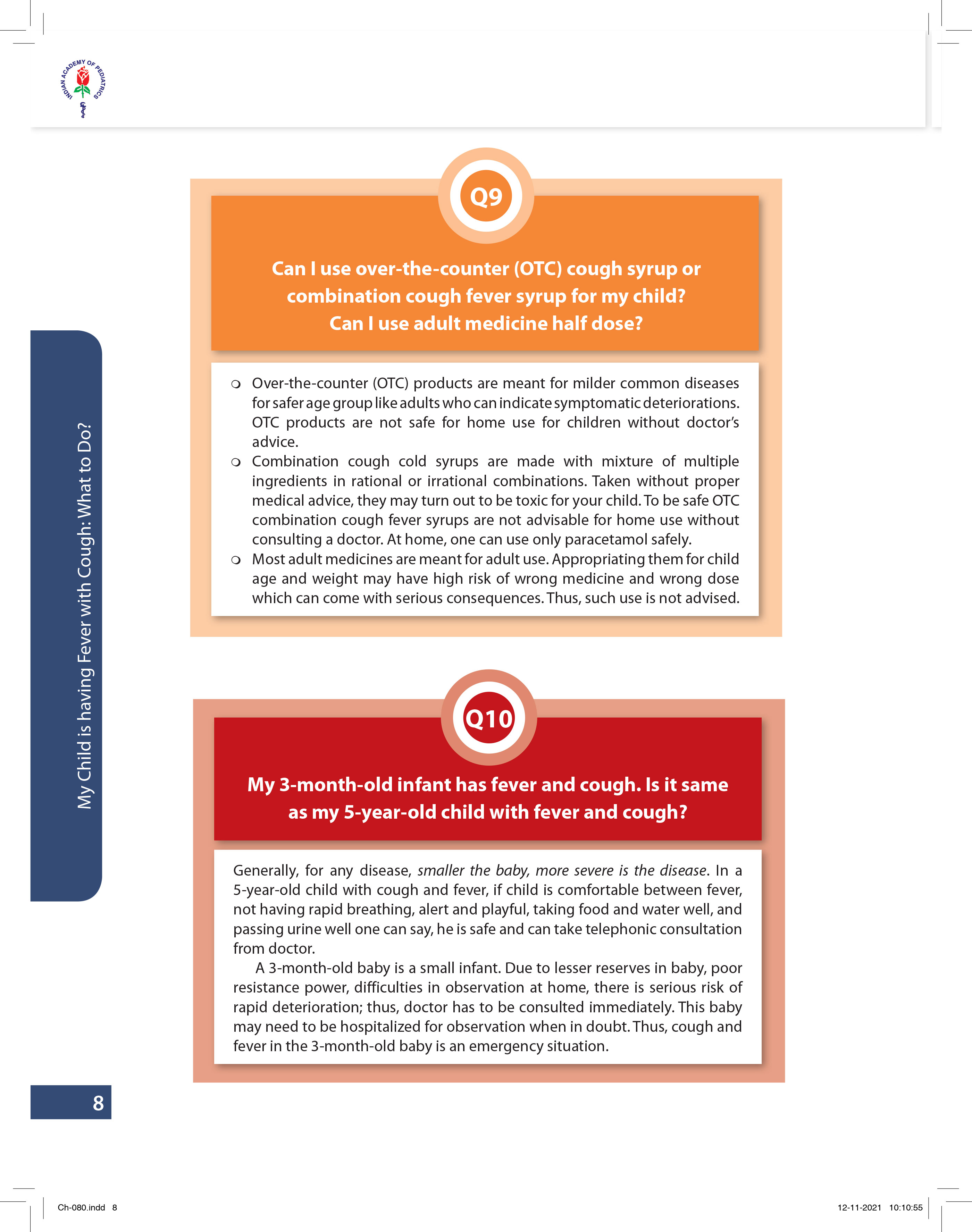 FAQ - Child with fever and cough